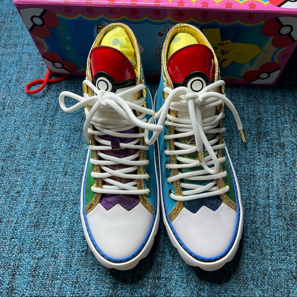 Irregular Choice x Pokemon Walk It Out High Top Sneakers - Picture 4 of 10